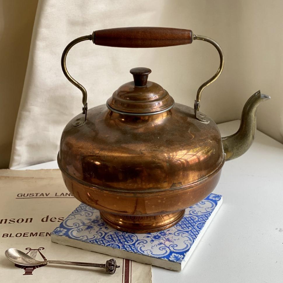 Чайник 1,8 л медный старинный 