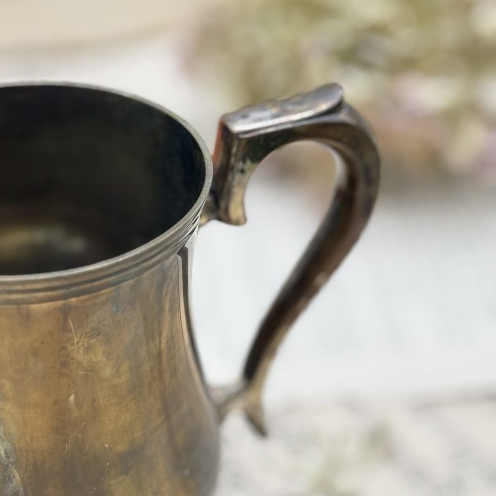 Кружка 300 мл Индия латунь серебрение