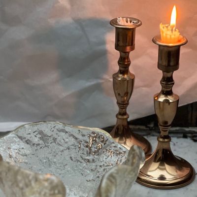 Подсвечник 19 см бронза Швеция