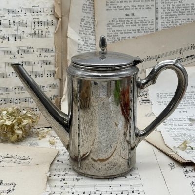 Кофейник 1л сахарница набор сталь 
