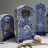 Часы каминные 25 см фарфор начало ХХ века ВиллеройБох