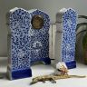 Часы каминные 25 см фарфор начало ХХ века ВиллеройБох