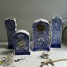 Часы каминные 25 см фарфор начало ХХ века ВиллеройБох