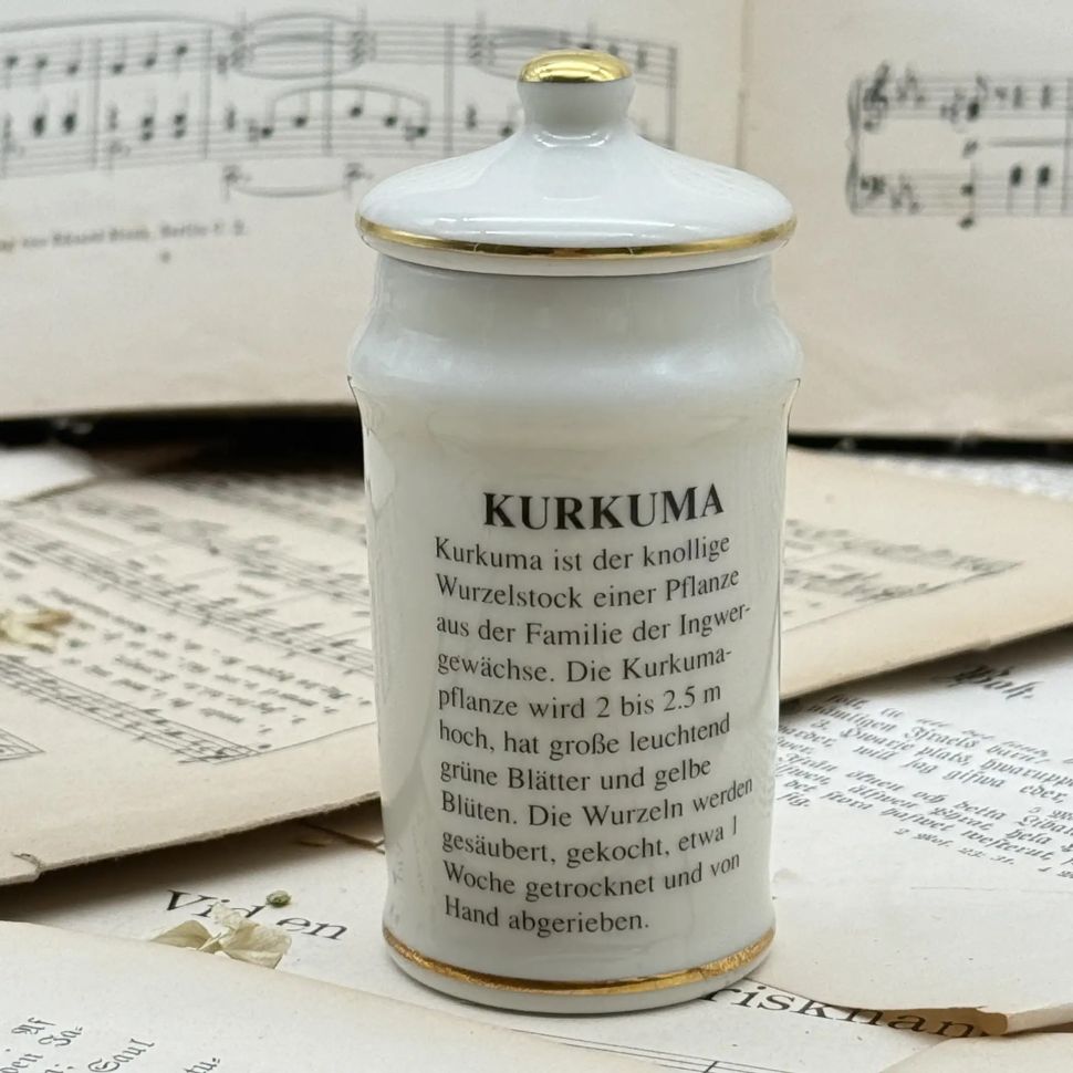 Банка для специй Goebel MJ Hummel Куркума 11 см фарфор Германия
