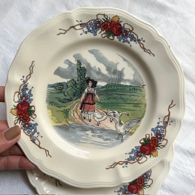 Тарелка Sarreguemines Obernai 21 см Франция