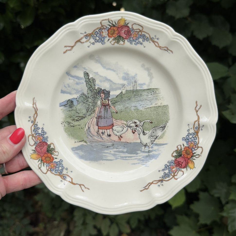 Тарелка Sarreguemines Obernai 21 см Франция