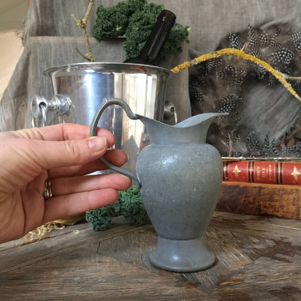 Кувшин ваза малый олово Голландия