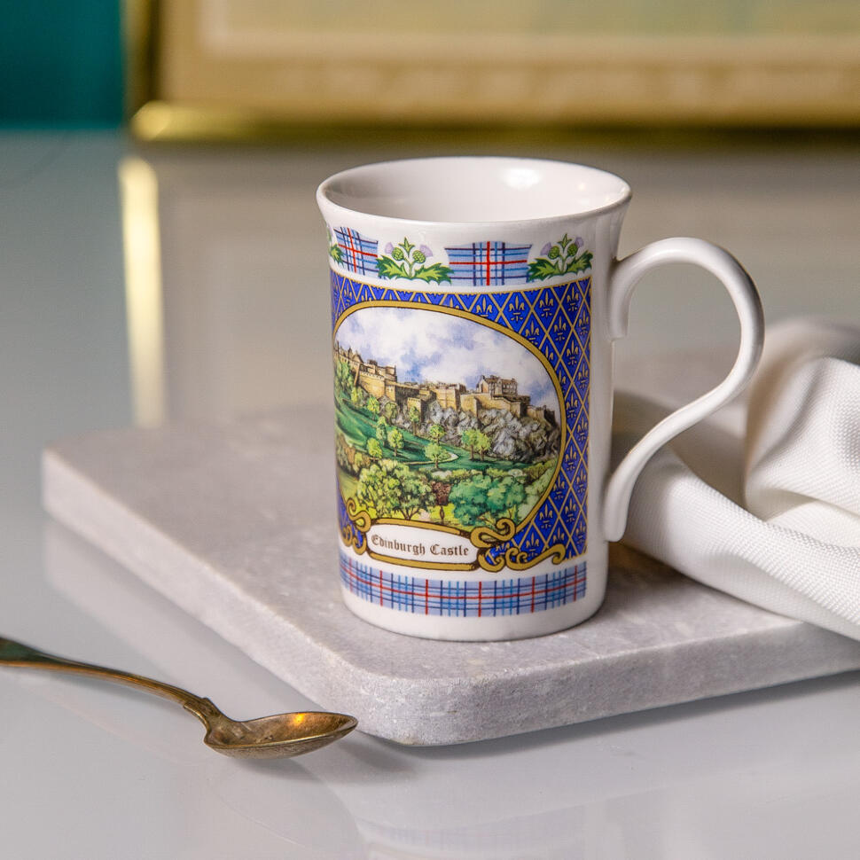 Кружка 260 мл Эдинбургский замок костяной фарфор Англия