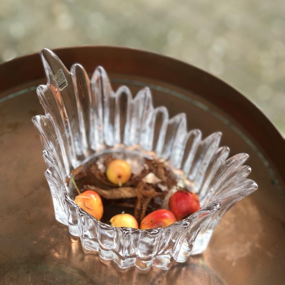 Конфетница 19 см Skruf хрусталь