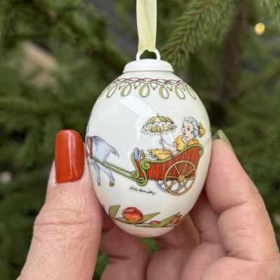 Подвес Яйцо пасхальное Hutschenreuther 7 см фарфор Германия 1994 г.