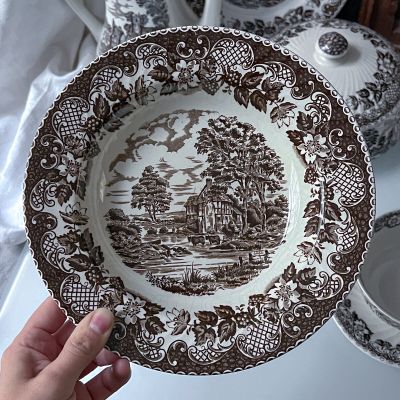 Тарелка глубокая Barralls Staffordshire Elizabethan 23 см Англия