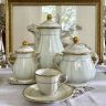 Сервиз кофейный Limoges B&C 26 предметов Франция 1950 гг.