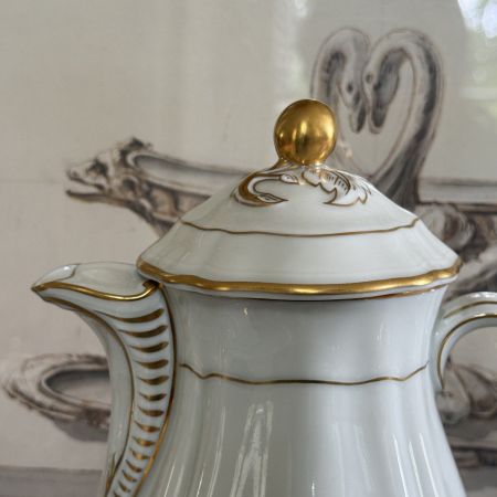Сервиз кофейный Limoges B&C 26 предметов Франция 1950 гг.
