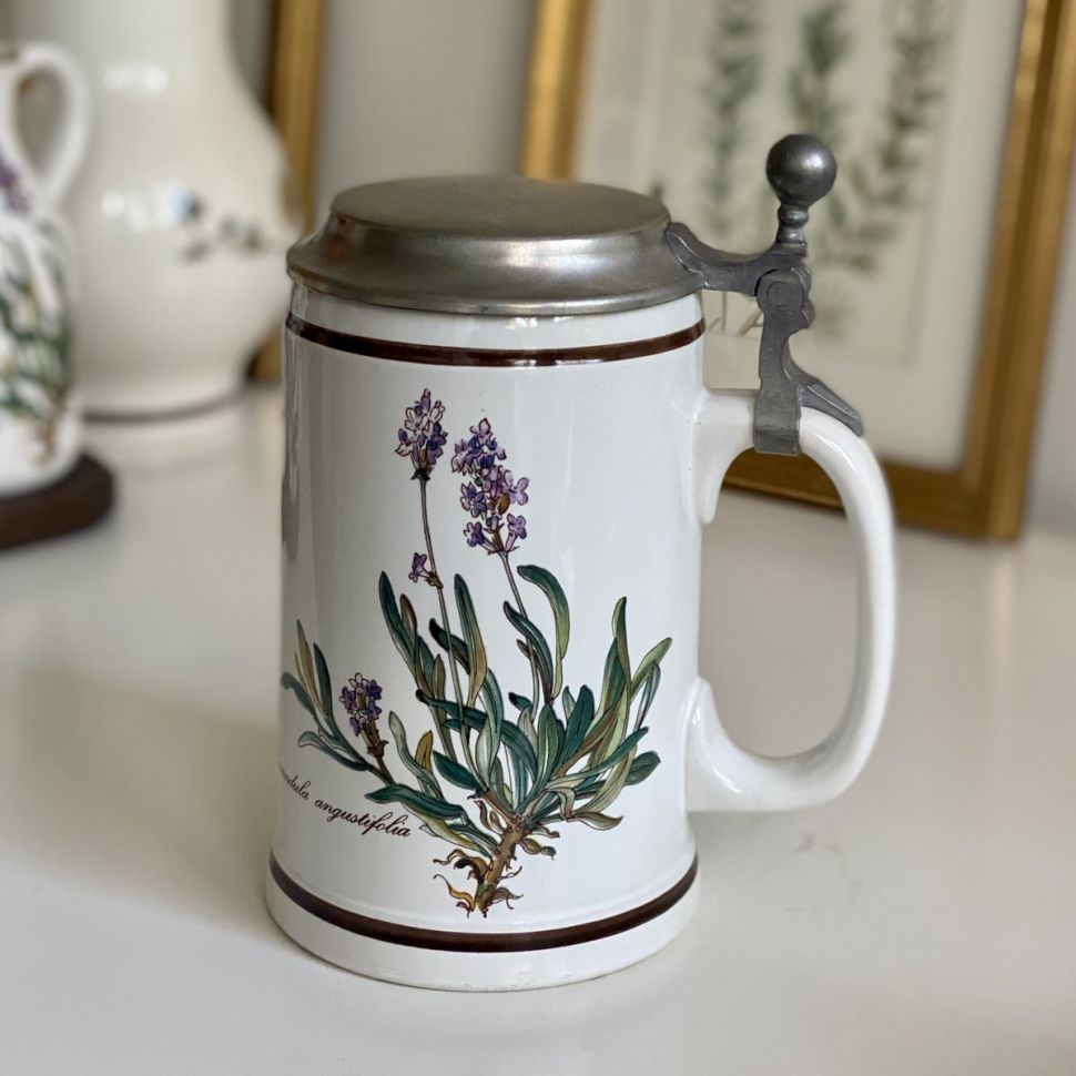 Кружка пивная с крышкой олово ВиллеройБох Botanica Lavender 0,6 л 