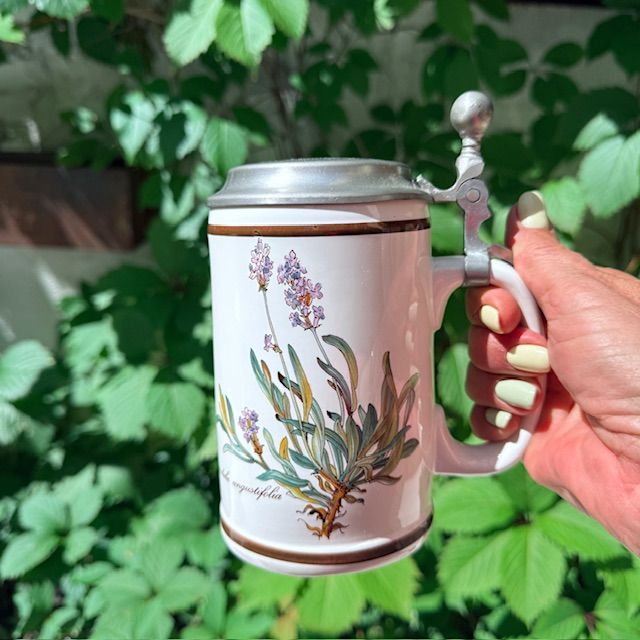 Кружка пивная с крышкой олово ВиллеройБох Botanica Lavender 0,6 л 