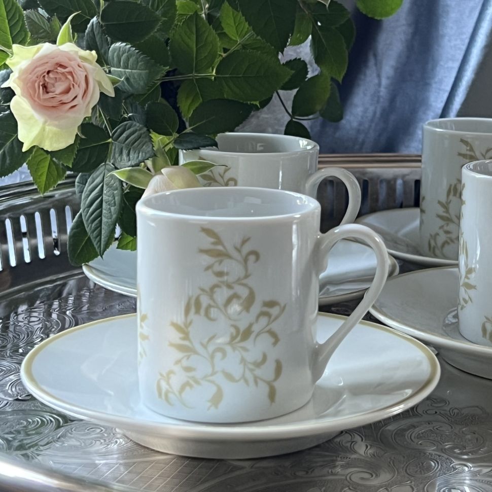 Кофейная пара Bouchara 80 мл Франция набор 8 предметов