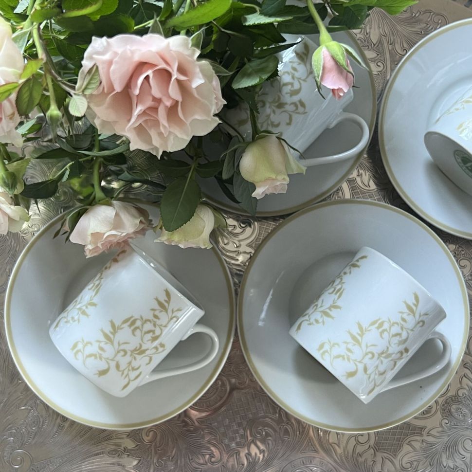 Кофейная пара Bouchara 80 мл Франция набор 8 предметов