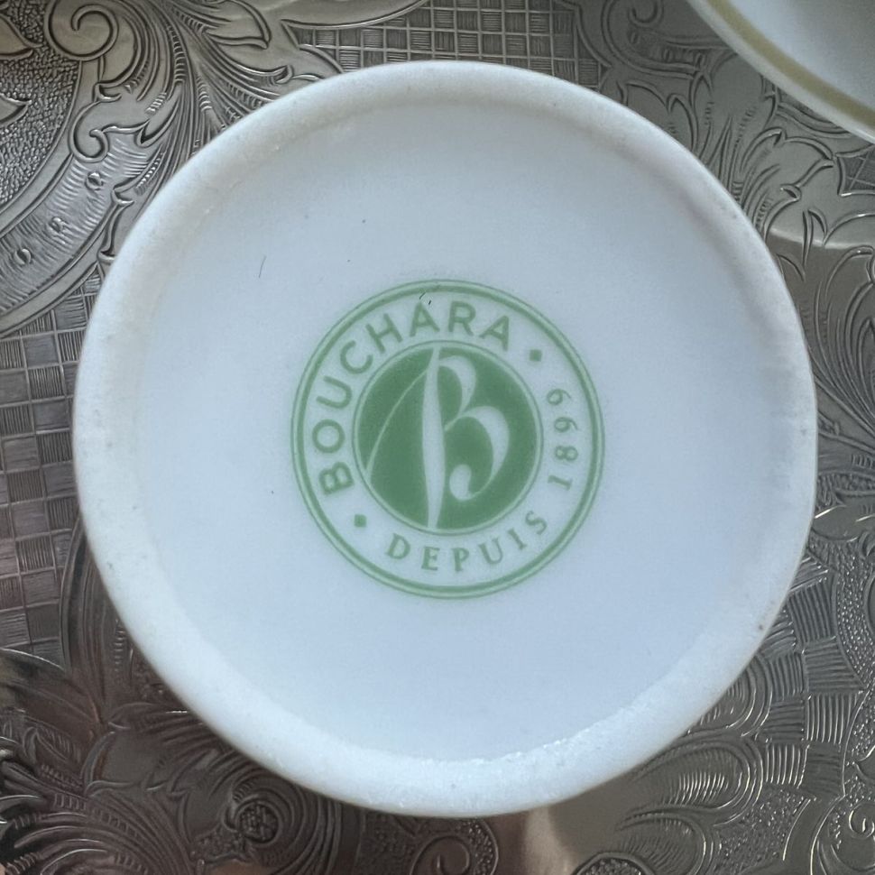 Кофейная пара Bouchara 80 мл Франция набор 8 предметов