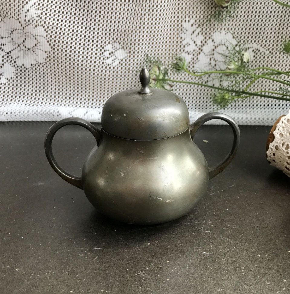 Сахарница олово
