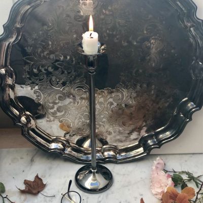 Подсвечник тонкий высокий, Швеция