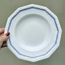 Тарелка глубокая Rosenthal Maria голубая кайма 24 см Германия