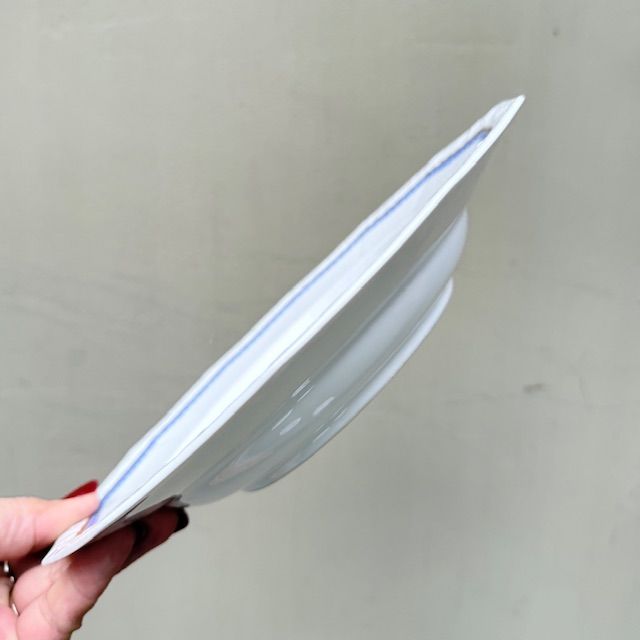 Тарелка глубокая Rosenthal Maria голубая кайма 24 см Германия