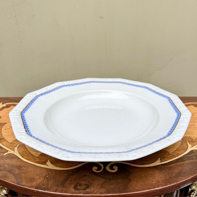 Тарелка глубокая Rosenthal Maria голубая кайма 24 см Германия