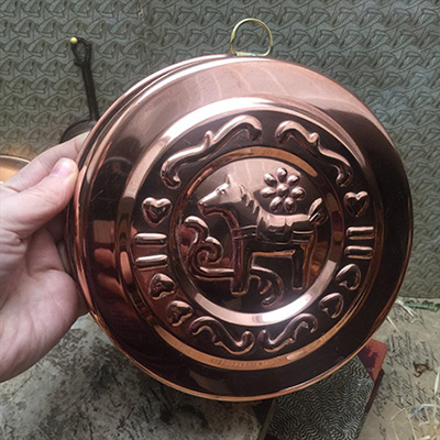 Фарма для выпечки с лошадкой медь