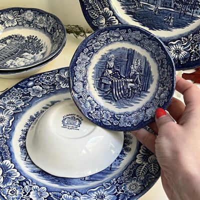 Миска Liberty Blue Staffordshire 13 см Англия