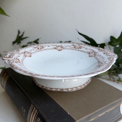 Блюдо на ножке Wedgwood 23 см Англия конец 19 века изъян