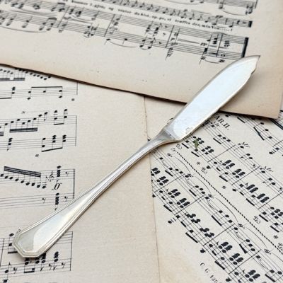 Нож для намазывания Christofle America 20 см серебрение Франция