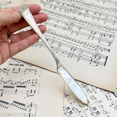 Нож для намазывания Christofle America 20 см серебрение Франция