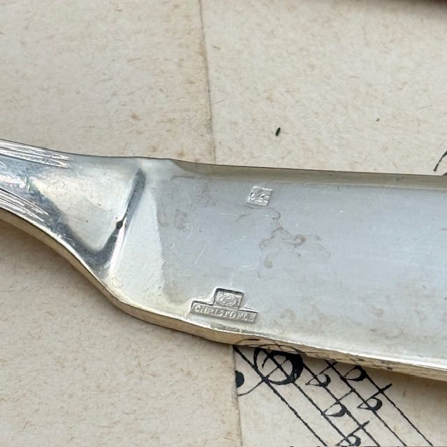 Нож для намазывания Christofle America 20 см серебрение Франция