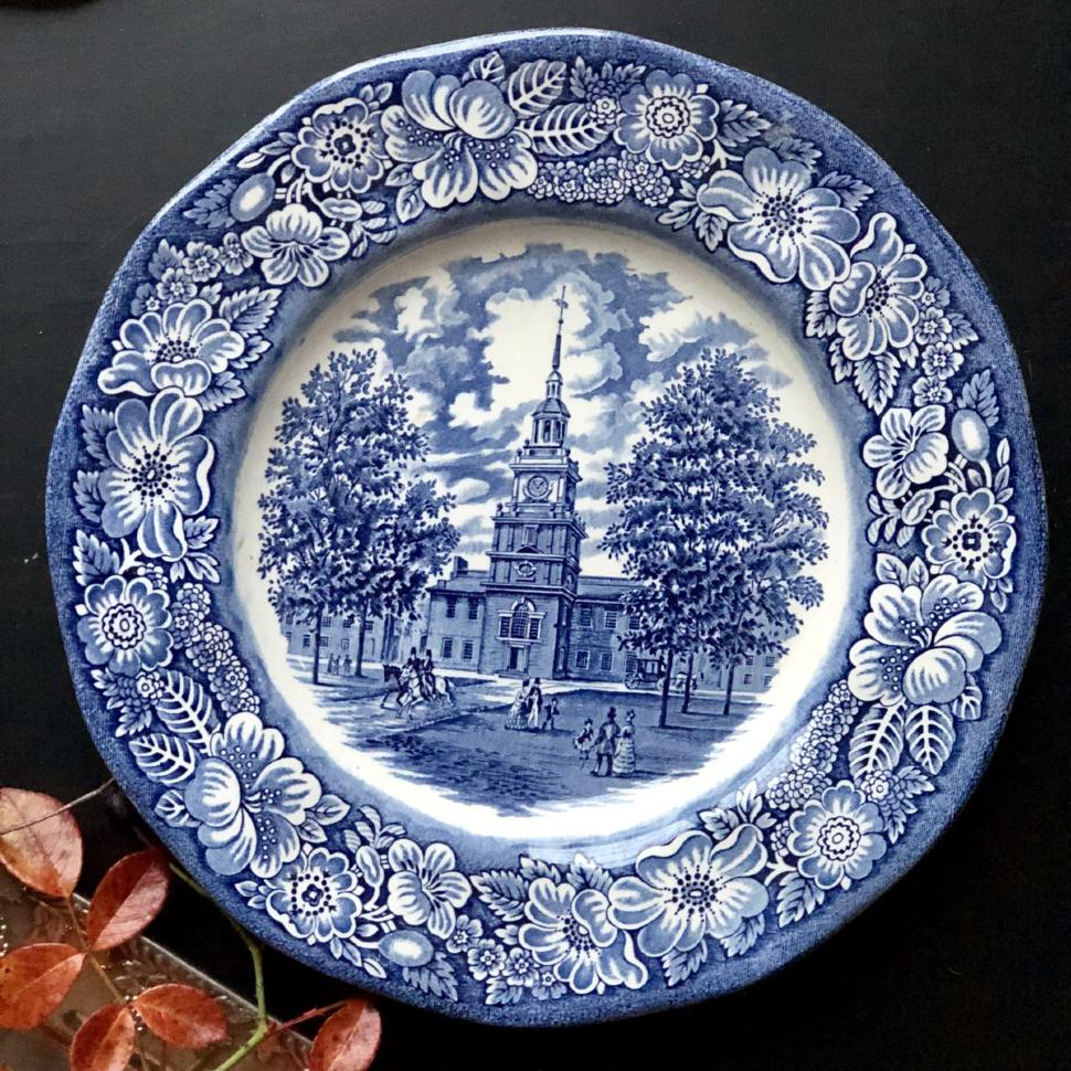 Тарелка плоская 24,5 см  Staffordshire Англия
