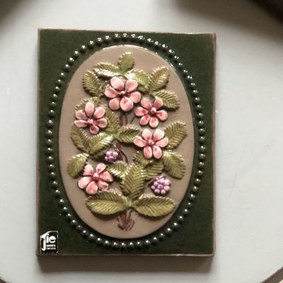 Изразец керамика 13х17 ручная работа