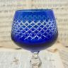 Бокал Anna Hutte синий 250 мл накладной хрусталь Германия
