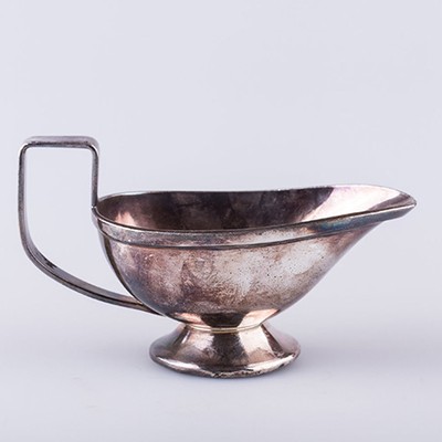 Соусник плотный металл и серебрение Модерн