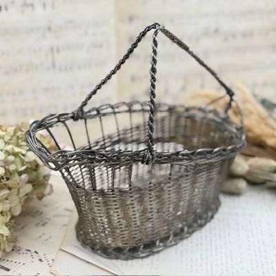 Подставка корзинка под бутылку вина 24 см мельхиор Франция  