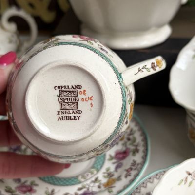 Сахарница Copeland Spode Audley 17 см фарфор Англия 