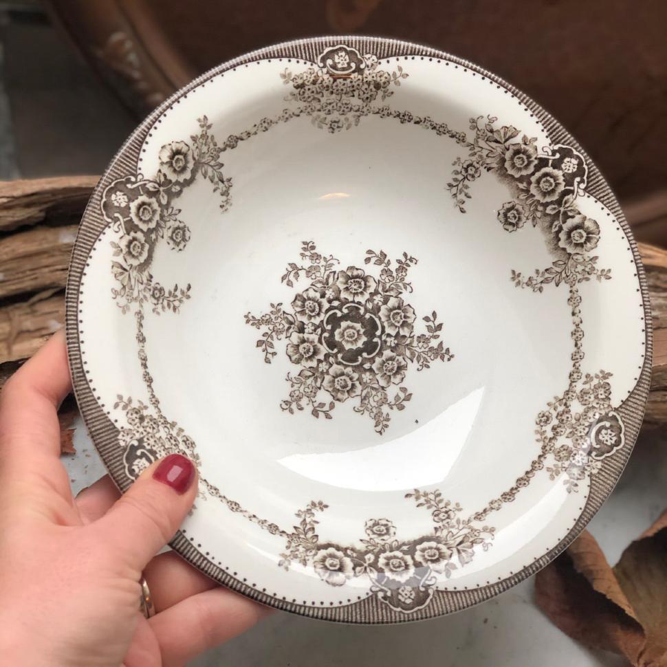 Тарелка глубокая 20 см Rorstrand Ulrika Швеция