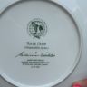 Тарелка Franklin Porcelain Птицы 23 см фарфор Франция 1984 г