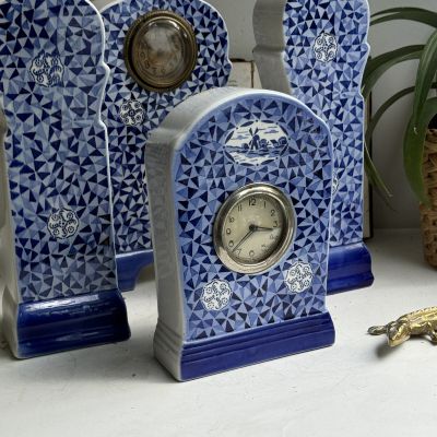 Часы интерьерные ВиллеройБох Flandria 19 см фарфор начало ХХ века