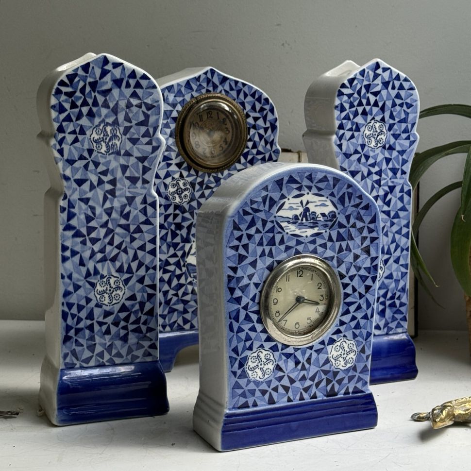 Часы интерьерные ВиллеройБох Flandria 19 см фарфор начало ХХ века