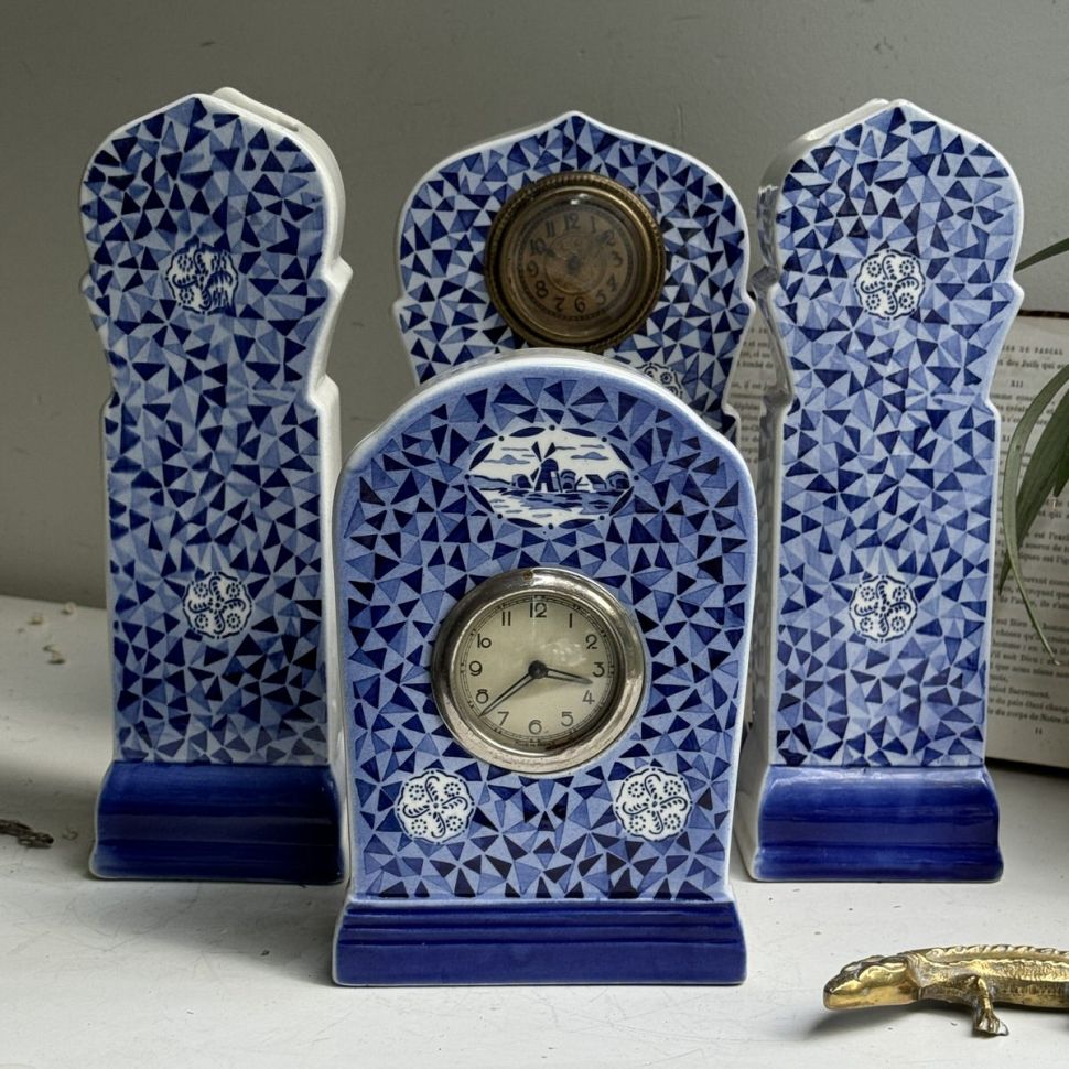 Часы интерьерные ВиллеройБох Flandria 19 см фарфор начало ХХ века