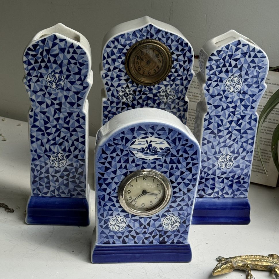 Часы интерьерные ВиллеройБох Flandria 19 см фарфор начало ХХ века