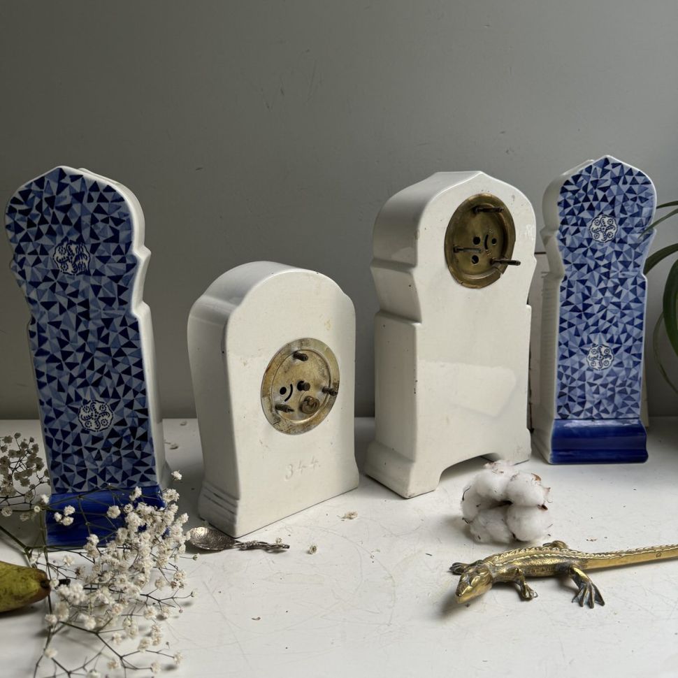 Часы интерьерные ВиллеройБох Flandria 19 см фарфор начало ХХ века