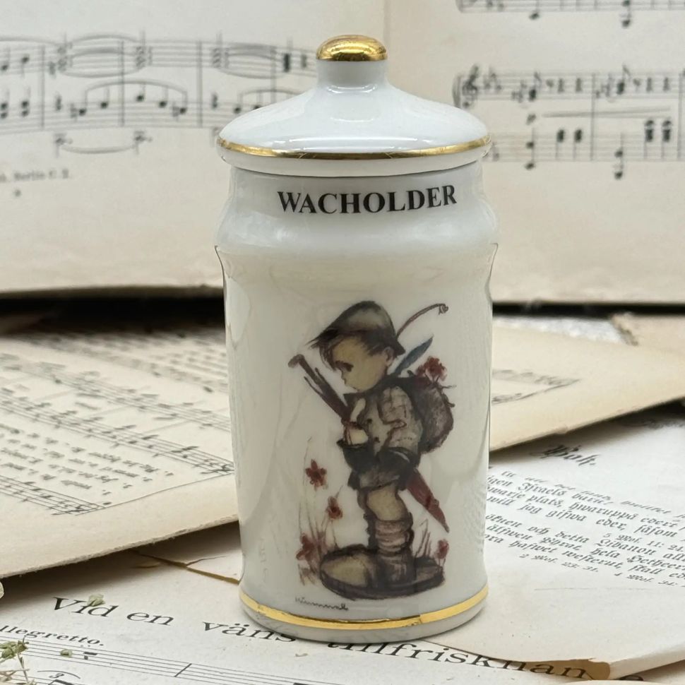 Банка для специй Goebel MJ Hummel Можжевельник 11 см фарфор Германия
