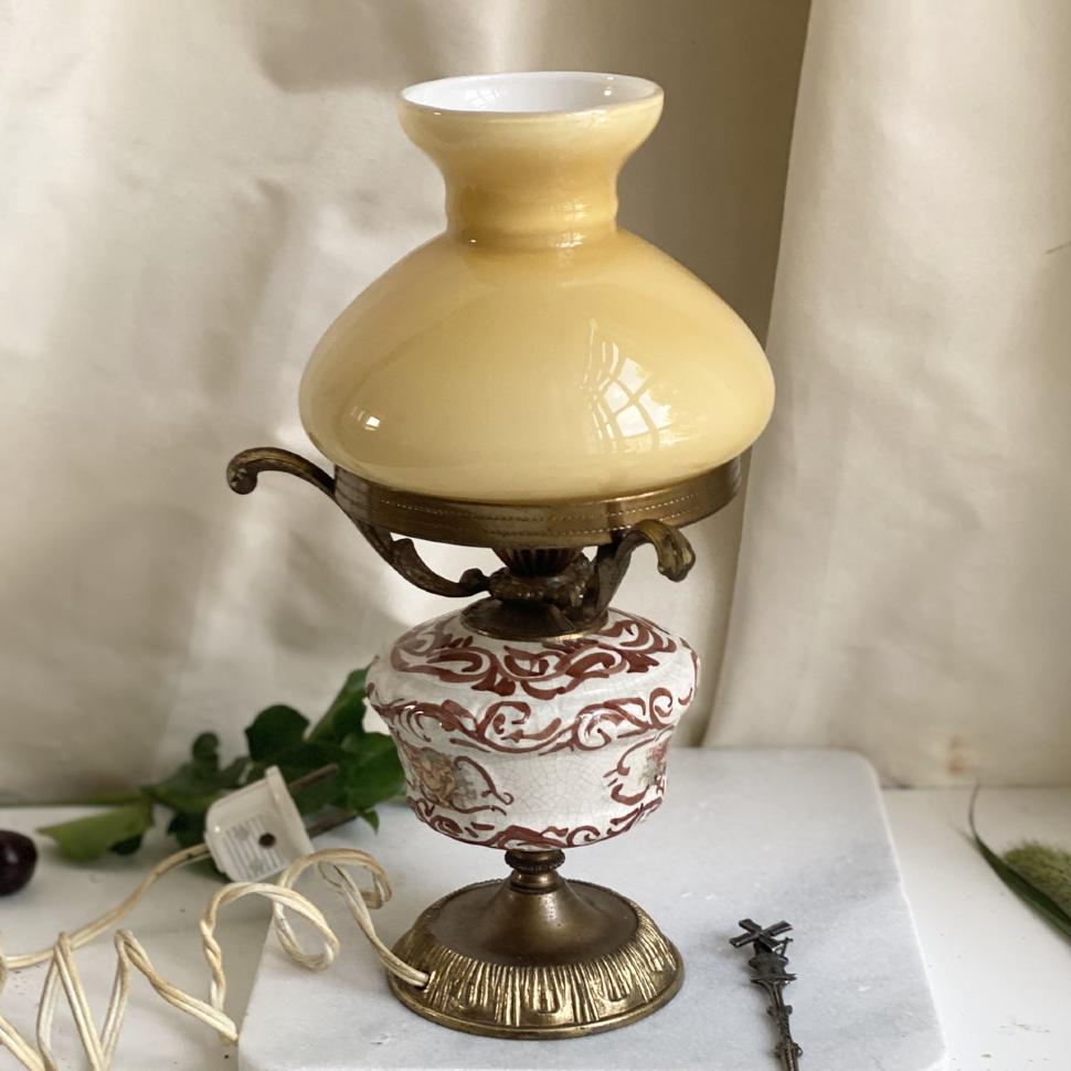 Лампа настольная Ангелы керамика, латунь Германия