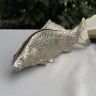 Салфетница Рыба 22 см серебрение