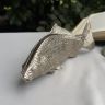 Салфетница Рыба 22 см серебрение
